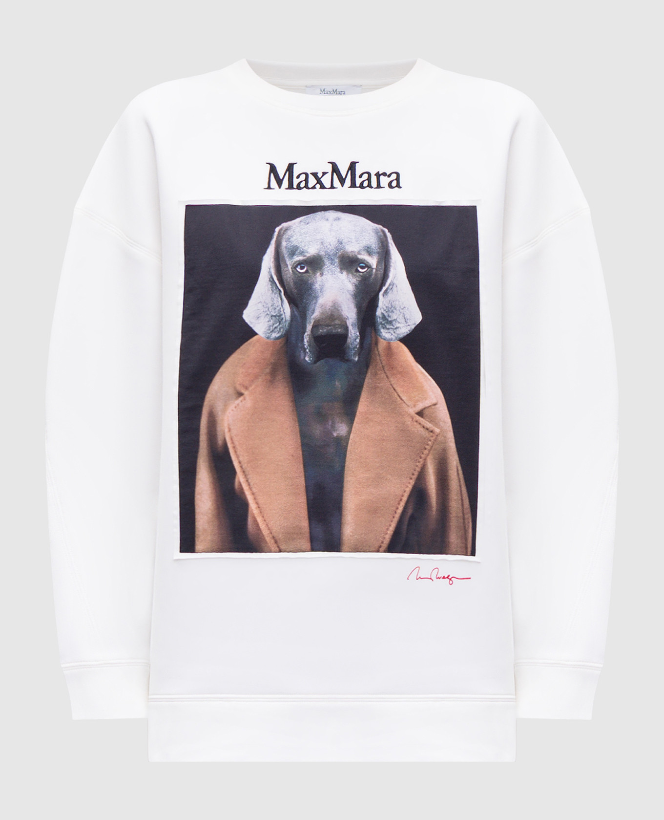 Белый свитшот BACCO с принтом Wegman, Свитшоты
Белый свитшот BACCO с принтом Wegman, Свитшоты