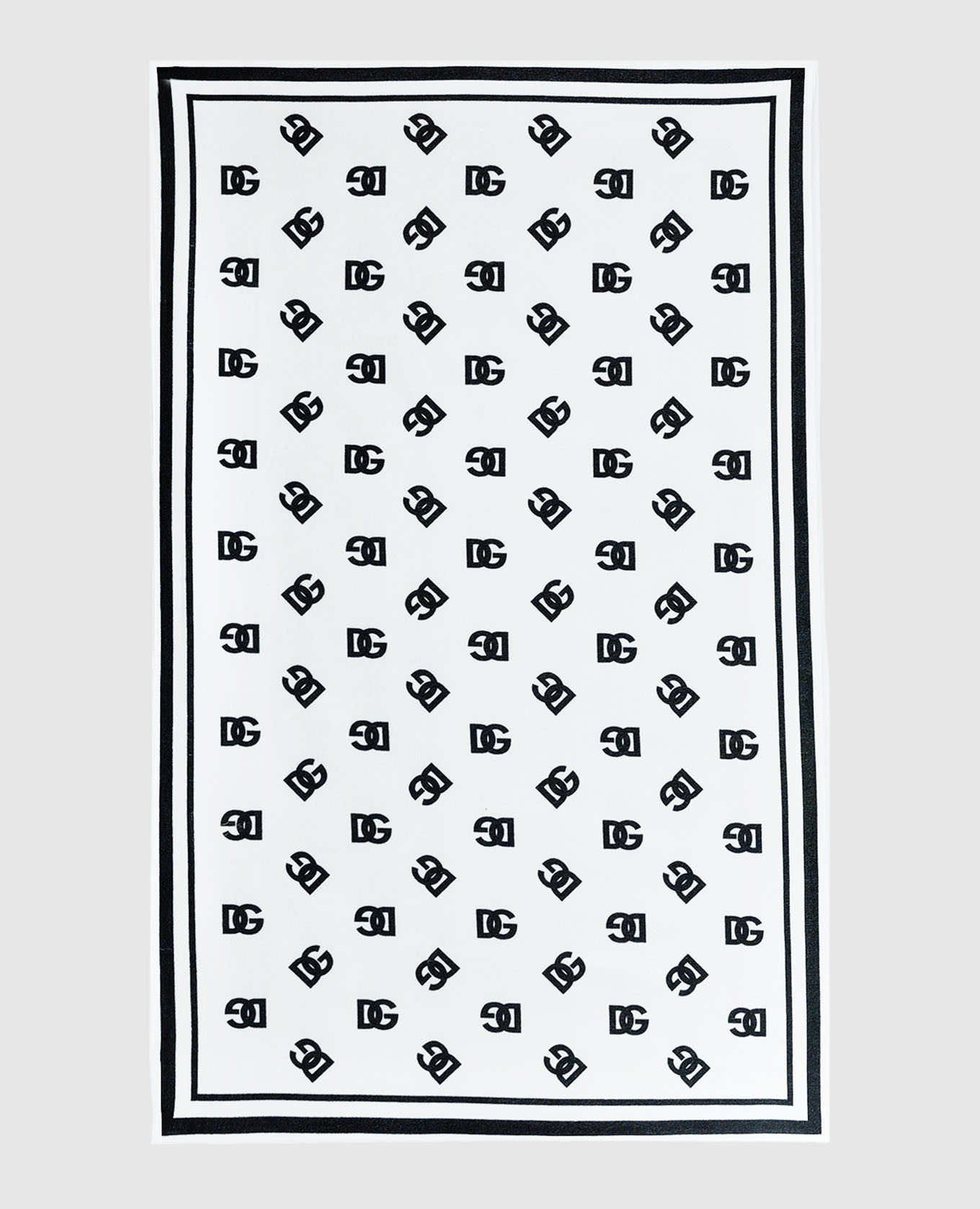 

Белое полотенце в шаблон монограммы логотипа DG, Белый, Полотенца