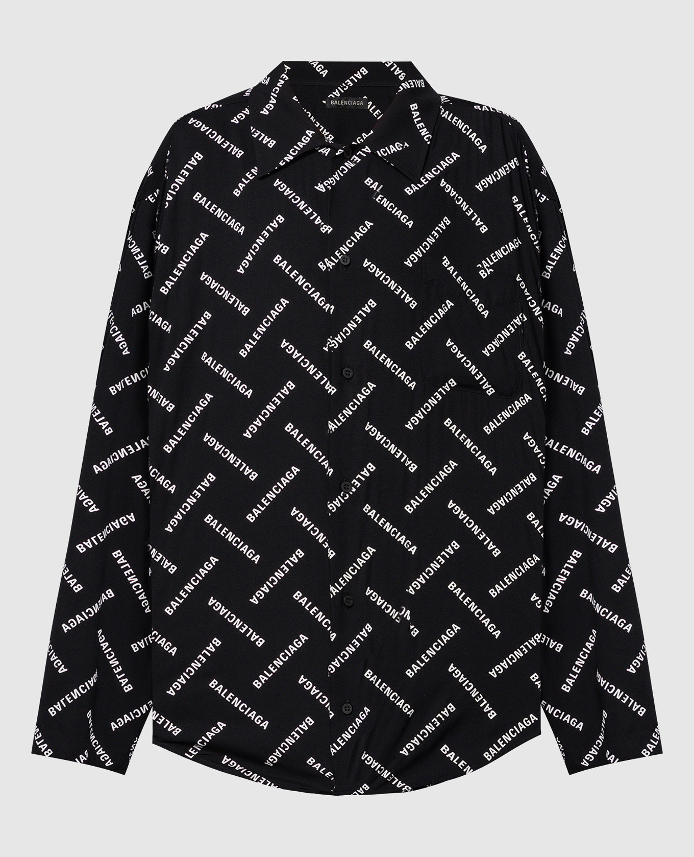 Черная блуза в контрастный принт логотипа, Черный, Блузы
Черная блуза в контрастный принт логотипа, Черный, Блузы