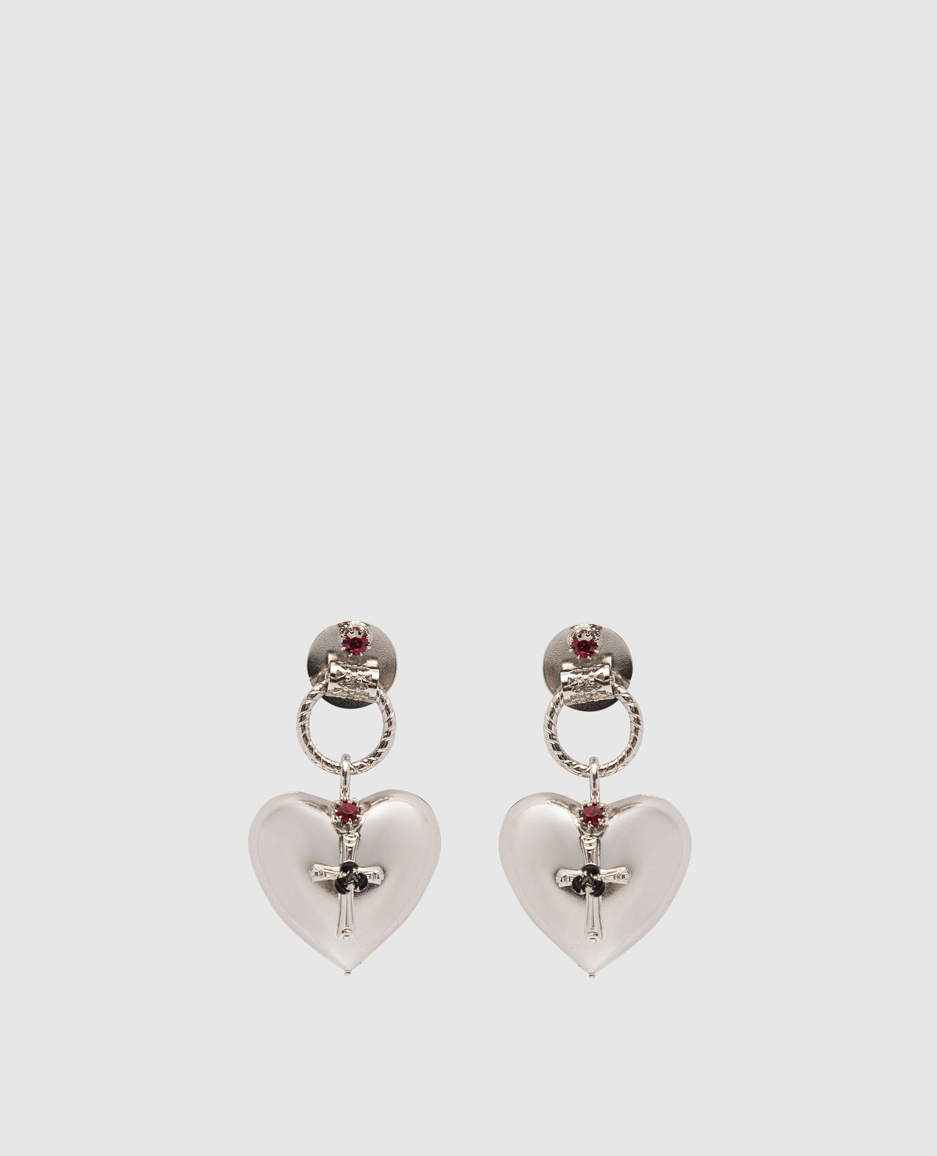 Серебряные серьги Paia or cuore с красными кристаллами с фактурным крестом, Серебристый, Серьги
Серебряные серьги Paia or cuore с красными кристаллами с фактурным крестом, Серебристый, Серьги