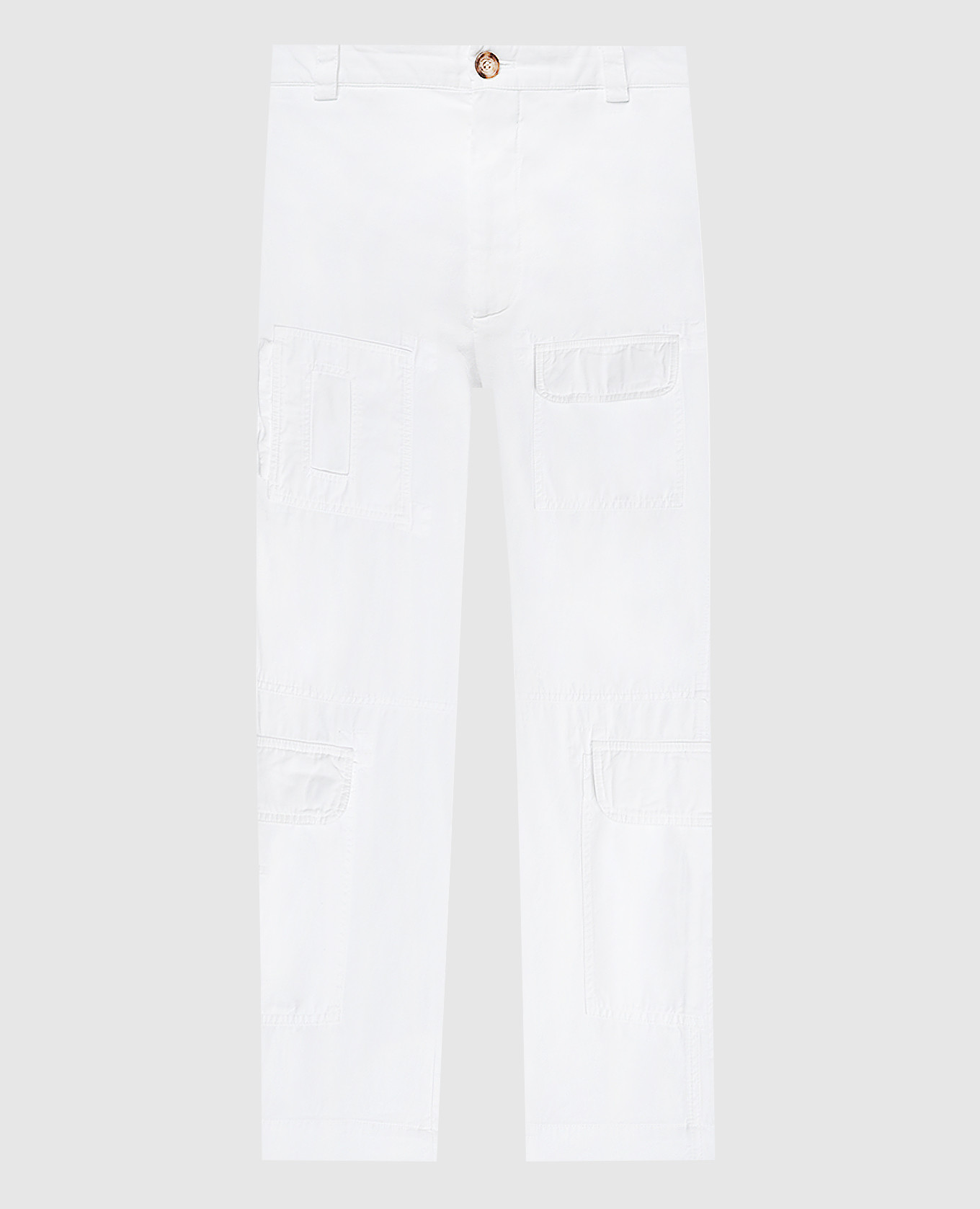 

Белые штаны-карго, Белый, Зауженные брюки