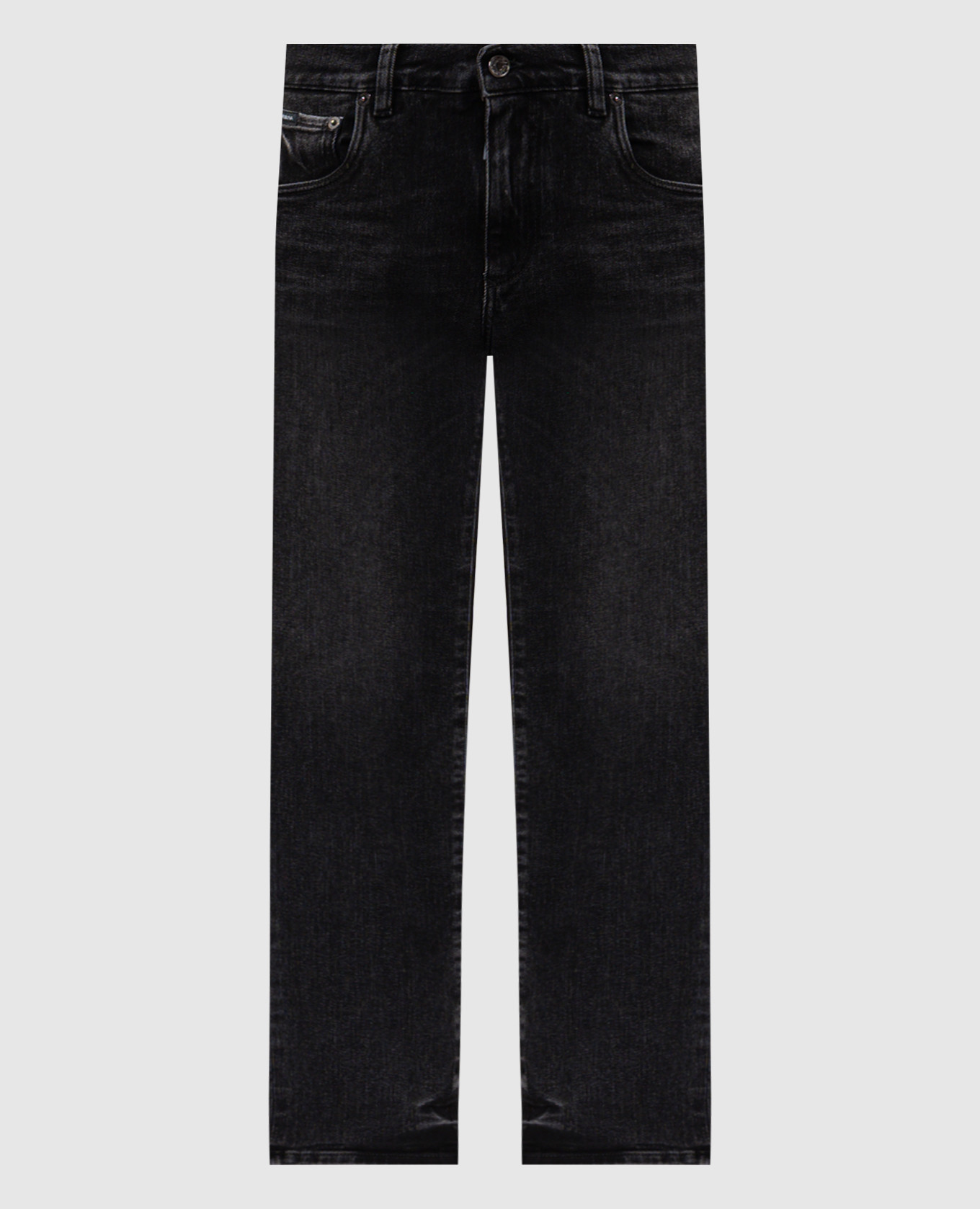 Черные джинсы с нашивкой логотипа, Черный, Зауженные брюки
Черные джинсы с нашивкой логотипа, Черный, Зауженные брюки