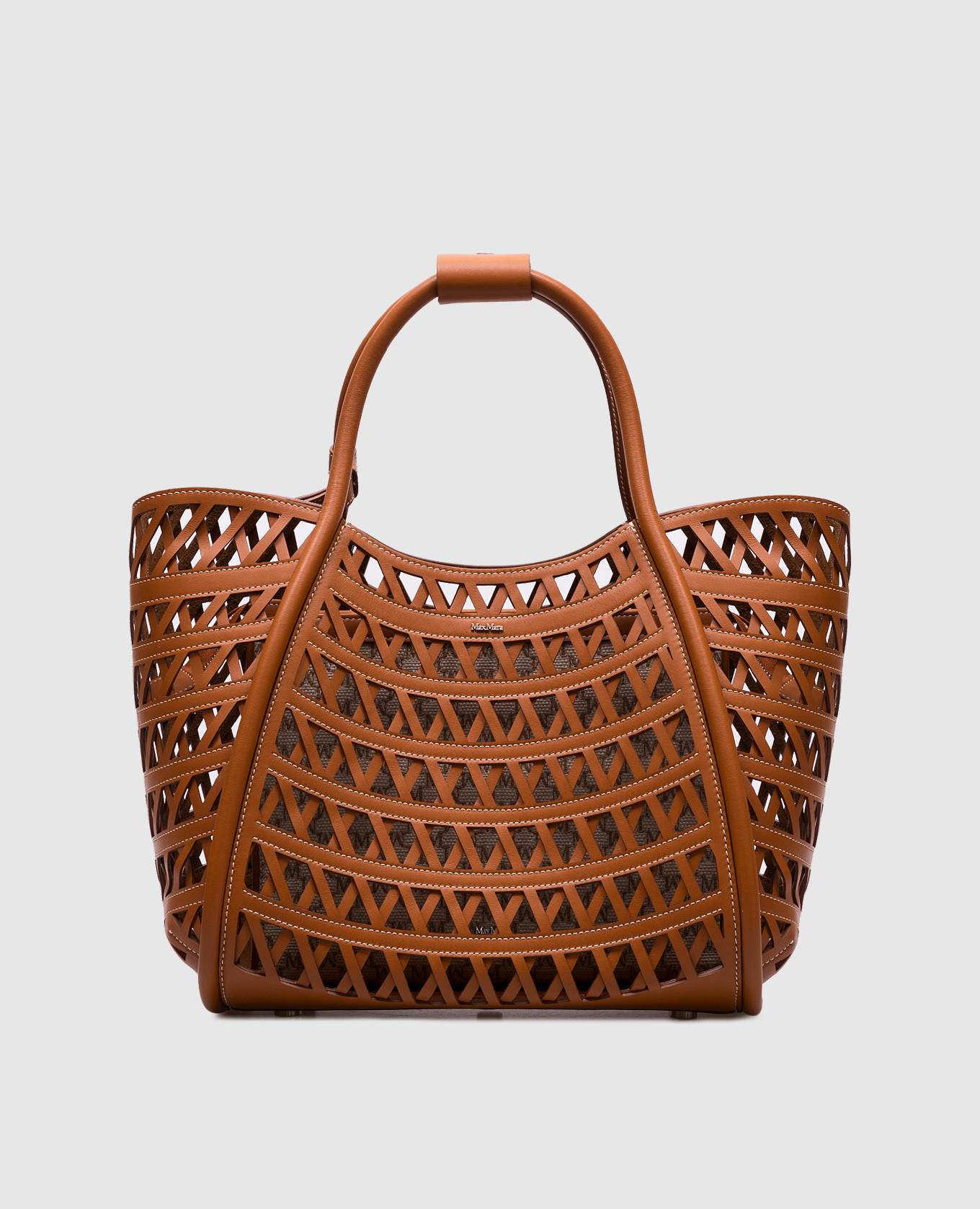 Коричневая кожаная сумка-тоут MARINESWEAVING, Коричневый, Сумки на плечо 
Коричневая кожаная сумка-тоут MARINESWEAVING, Коричневый, Сумки на плечо