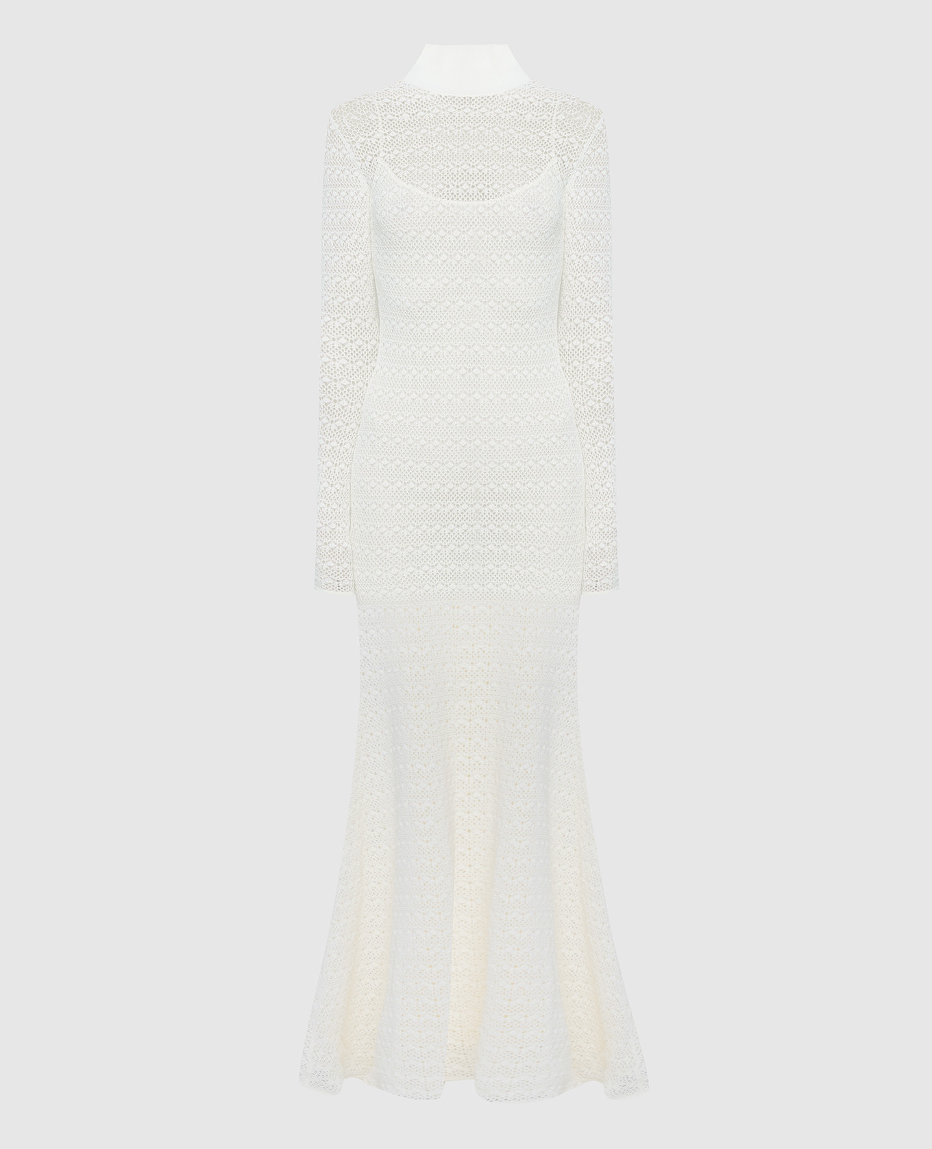 Белое ажурное платье макси, Белый, Платья в пол 
Белое ажурное платье макси, Белый, Платья в пол