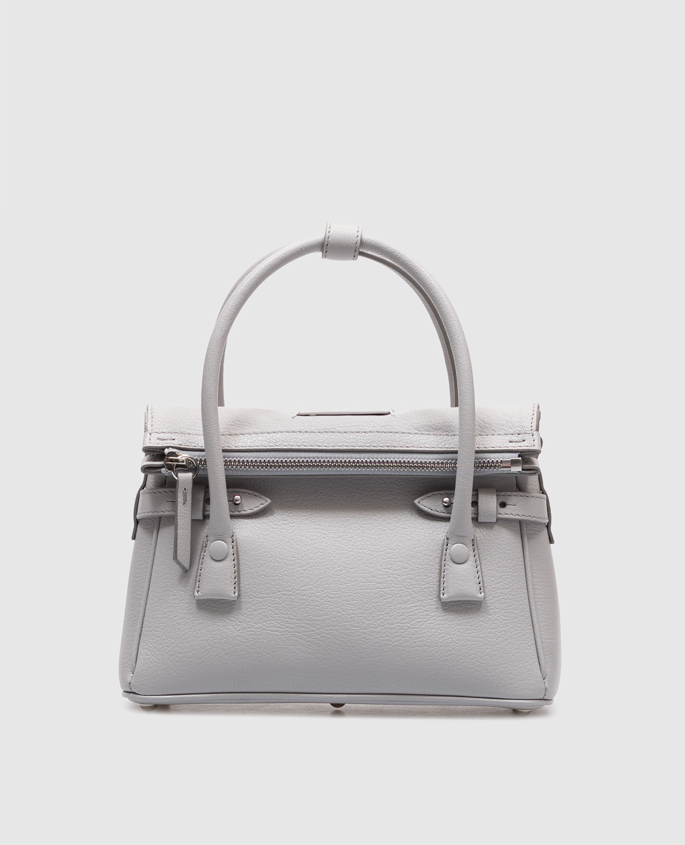 Серая кожаная сумка с логотипом патча, Серый, Сумки через плечо
Серая кожаная сумка с логотипом патча, Серый, Сумки через плечо