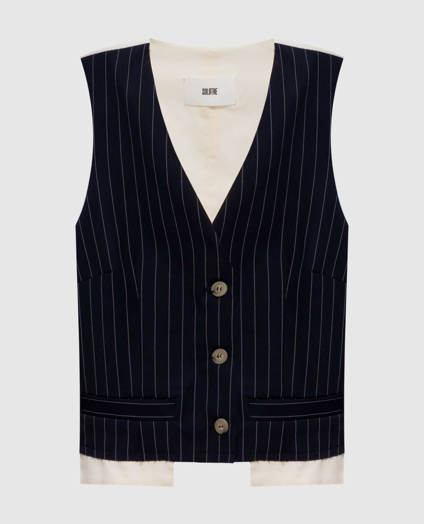 Синий жилет в полоску, Костюмные
Синий жилет в полоску, Костюмные