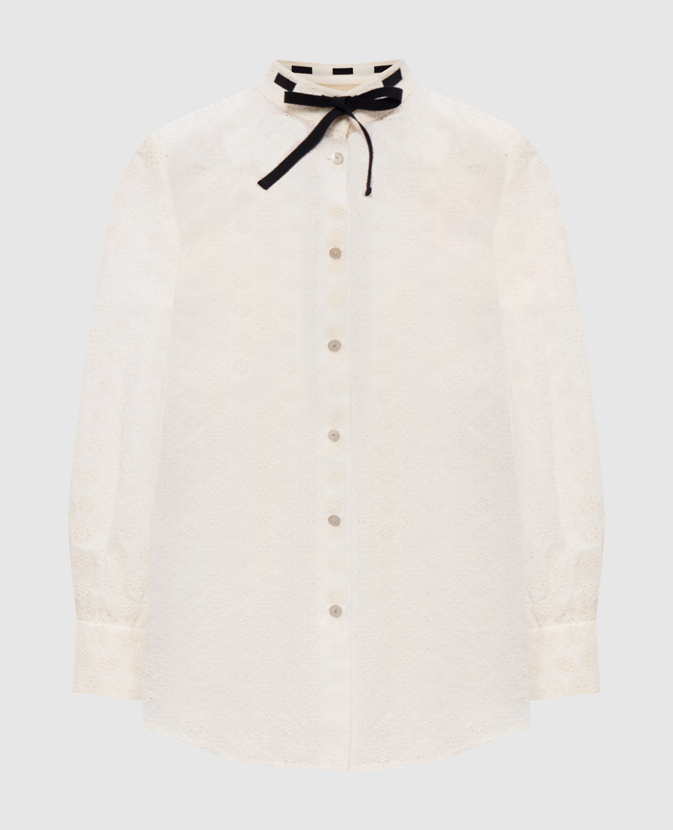 Бежевая блуза с вышивкой бродери, Бежевый, Блузы
Бежевая блуза с вышивкой бродери, Бежевый, Блузы