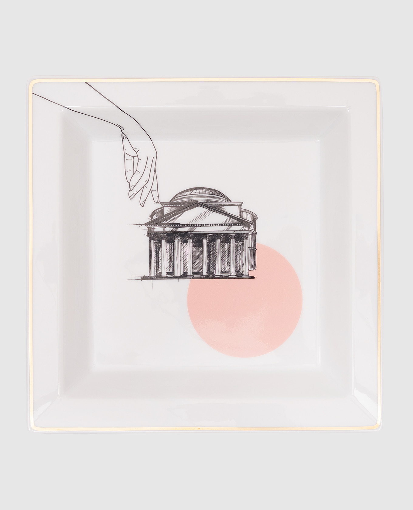 Белое фарфоровое блюдо Svuota Tasche Roma, Белый, Посуда
Белое фарфоровое блюдо Svuota Tasche Roma, Белый, Посуда