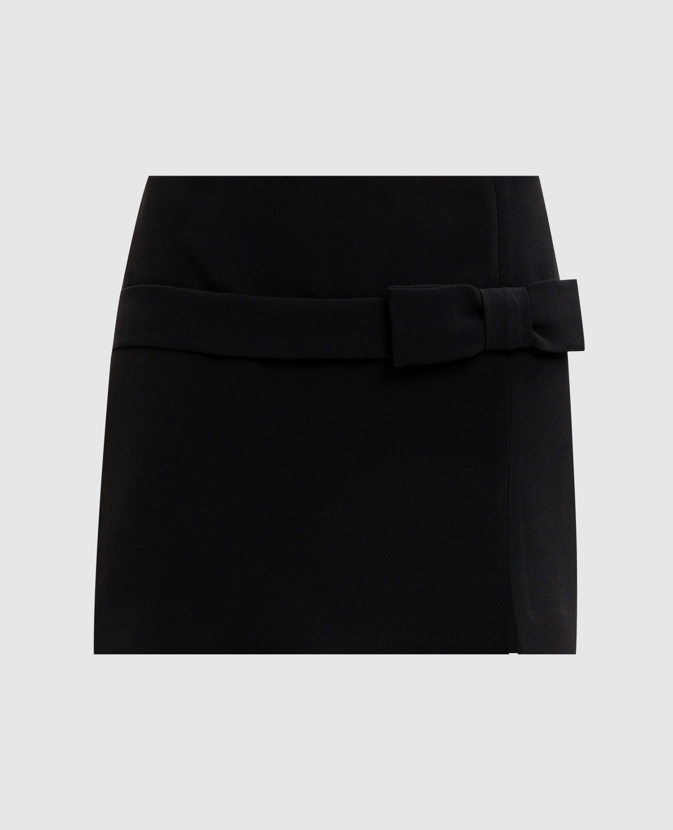 Черная юбка мини с логотипом, Черный, Юбки прямые 
Черная юбка мини с логотипом, Черный, Юбки прямые