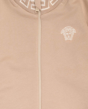 Versace Дитяча бежева спортивна куртка Greca 10185621A11652