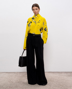 PROENZA SCHOULER Желтая блуза Ysabelle в цветочный принт R2544001BYP297S