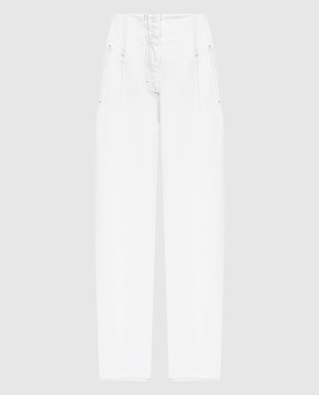 Peserico Белые брюки с логотипом P04505TS02989
