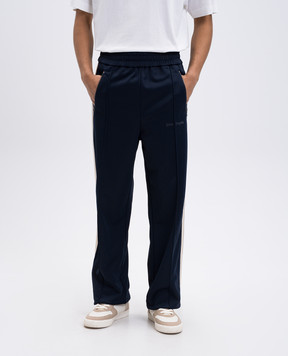 Palm Angels Синие спортивные брюки с логотипом PMCJ04HF25FAB001