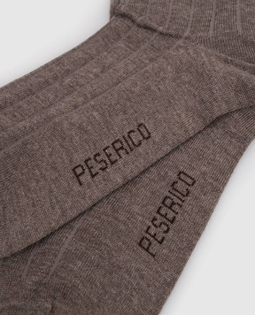 Peserico Коричневі гольфи з вовни R74024C0CC649