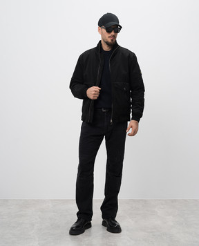 Stone Island Синій светр з патчем логотипа 8115506A2