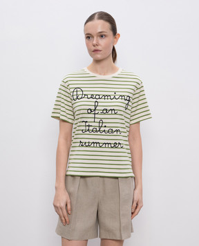 Max Mara Weekend Бежева футболка OLGA в смужку OLGA