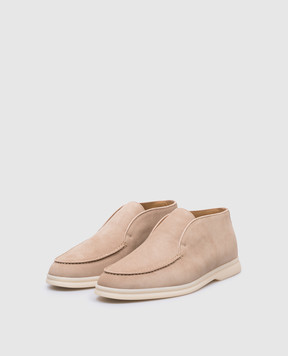 Loro Piana Бежеві замшеві дезерти FAE9959