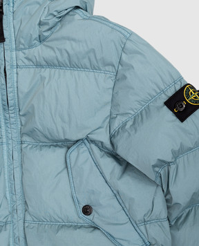 Stone Island Дитячий блакитний пуховик K2S164100004S0A231012