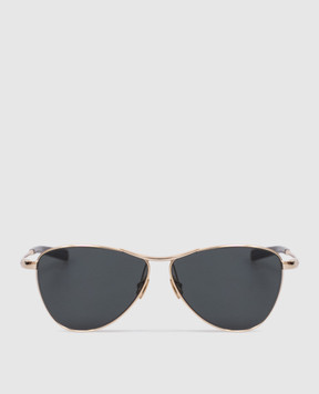 Saint Laurent Золотисті сонцезахисні окуляри 831 VESPER 843055Y9969