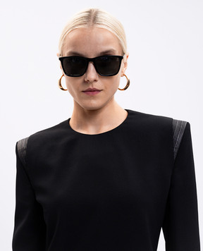 Saint Laurent Чорні сонцезахисні окуляри 851 843063Y9956