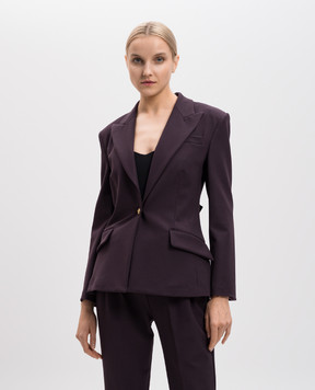Versace Jeans Couture Фиолетовый жакет с логотипом 77HAQ702N0394