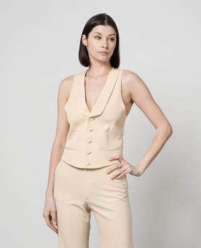 Loro Piana Желтый жилет из шерсти FAO0331
