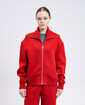 Jil Sander Червона куртка з вовною J02BN0223J20318