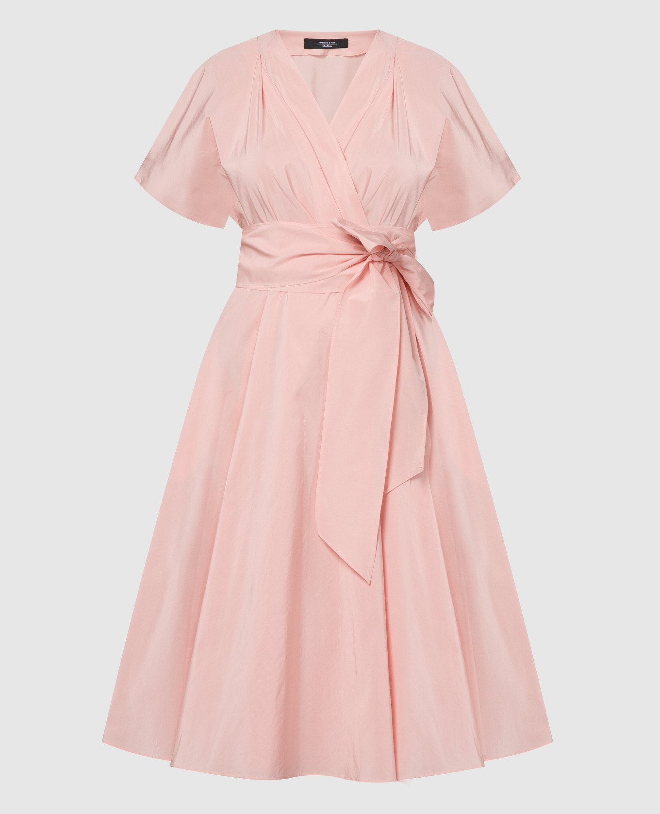 Розовое платье GIAMBO на запах