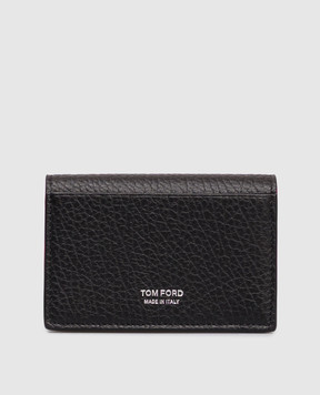 Tom Ford Чорна шкіряна візитниця з логотипом YH418LCL499S