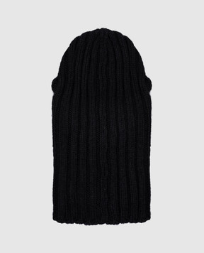Moncler Чорна балаклава з вовною J20933G00005M2039