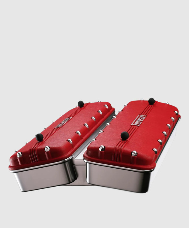 TASCHEN Книга Ferrari коллекционное издание в футляре в виде двигателя FERRARI изображение 4