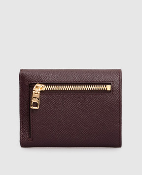 Dolce&Gabbana Фиолетовый кожаный портмоне с логотипом BI0770A1001