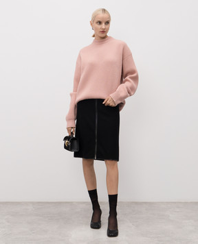 Jil Sander Чорна спідниця міді з вовни J02MA0319J20050