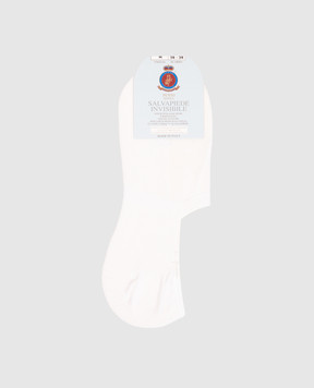 RiminiVeste Белые носки-следы WN8005SALVAPIEDE