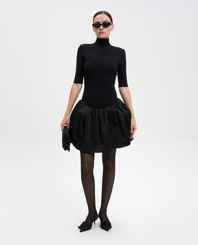 Magda Butrym Черное платье с драпировкой DRESS08208925