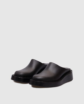 Alexander Wang Черные кожаные мюли Dean Clog 30125M050