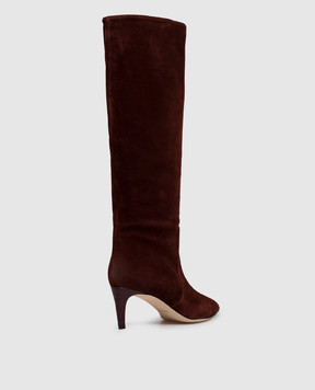 Paris Texas Коричневые замшевые сапоги Stiletto PX504XV003