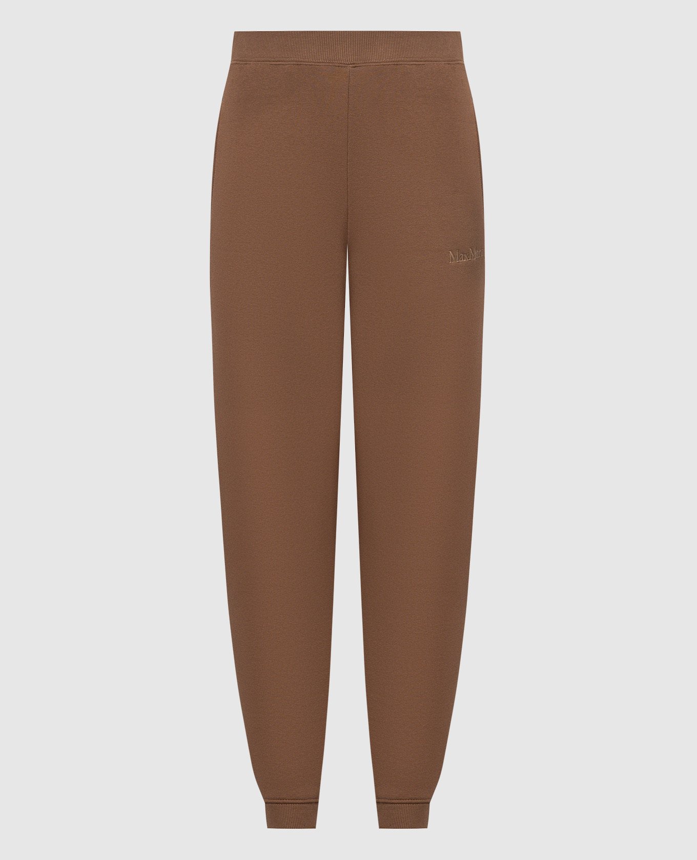 Tamaro joggers in brown with logo embroidery
