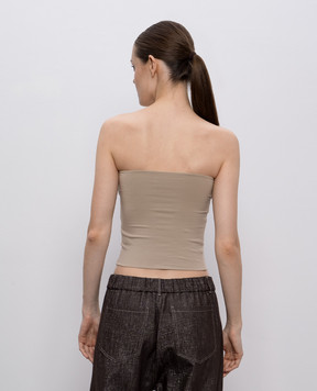 Brunello Cucinelli Бежевий топ M0T1802B19
