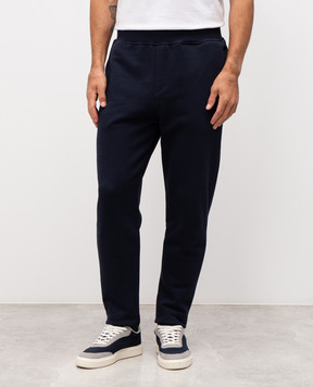 Trussardi Сині спортивні штани з емблемою P8018000062NMP355F01