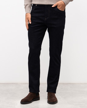Brett Johnson Синие джинсы слим с логотип патч FW25P15DENRIN