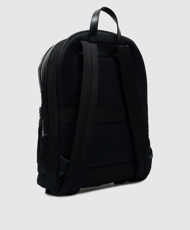 Off-White Черный рюкзак с аппликацией логотипа OMNB109F24FAB002 изображение 3