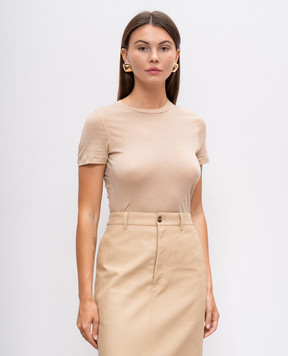 WARDROBE.NYC Бежева футболка W1017PC