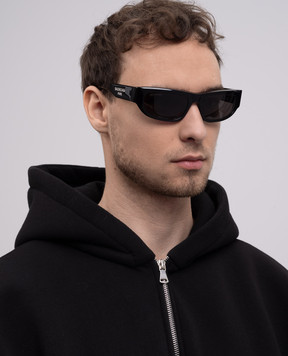 Balenciaga Черные очки с принтом логотипа 812861T0039m