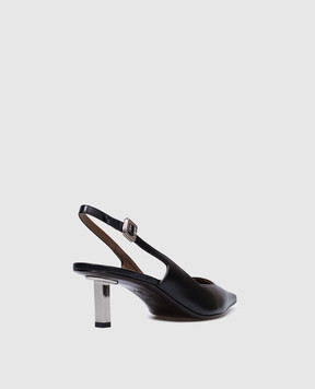 Giuseppe Zanotti Чорні шкіряні мюлі Raquel E550004