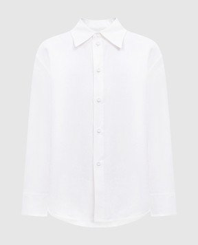 Jil Sander Белая рубашка из льна J02DL0205J60001