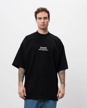Vetements Черная футболка UA66TR690Bm