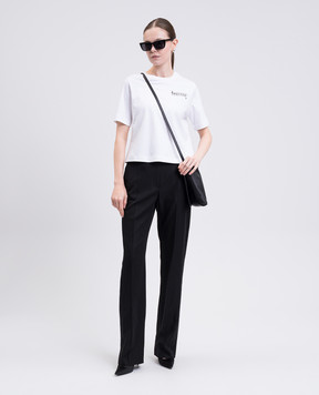 Alexander McQueen Чорні штани з вовною 839649QJAFH