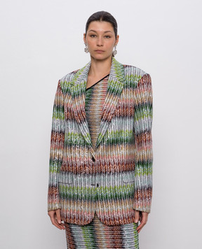 Missoni Жакет в узор с пайетками DS25SF02BC0051