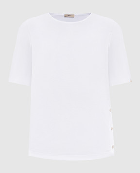 Herno Белая футболка с логотипом JG000258D52063